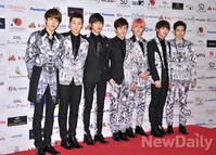 [포토]아시아모델어워즈 인피니트, 축하공연 하러왔어요~