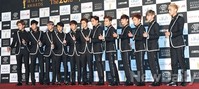 [포토]서울가요대상, 엑소 등장에 가득 찬 포토월