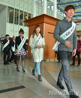 [포토]저탄소명절 보내요, 입장하는  김혜선-양상국-전소민