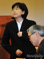 [포토]통합진보당의 정당해산심판 참석한 이정희 대표