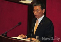 [포토]본회의장에서 연설하는 통합진보당 김선동