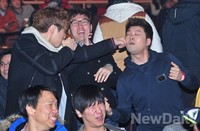 [포토]로드 FC, 윤형빈 응원 온  유세윤-전현무 