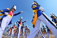 [뉴데일리 포토]육사74기 입학식, 생도로 첫 발 내딛는 277명