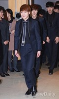 [포토]엑소 시우민-루한, '뭐가 그리 즐거운지!' 환한미소로 입장