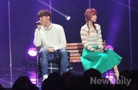 [포토]엠카운트다운, 소유-정기고 내 꺼인 듯 니 꺼인 듯 썸타는 중