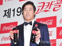 [포토]코카콜라체육대상, 나비넥타이가 귀여운 최재우선수