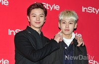[포토]인스타일코리아, 비투비 귀요미 두 사람 육성재-정일훈