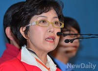 [포토]정미홍 대표, 서울시장 경선 후보 참여한다