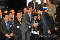 [포토]새정치민주연합 창당 발기인대회 참석한 박원순 서울시장