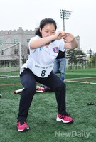 [포토]여자 럭비 7인제 국가대표 상비군 선발전, '몇 개나 해야 선발될까?'