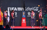 피파 월드컵트로피가 베일을 벗는 순간