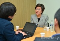 [포토]뉴데일리-이혜훈 인터뷰