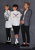 [포토]쇼타임버닝더비스트, 대기 중 신이 난 장현승-양요섭-윤두준