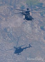 [포토]조준장치 단 OH-58 카이오와 헬기