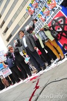 [포토]북한의 핵실험'국제사회의 강력제체와 응징을 바란다!'