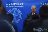 [포토]서울시교육감 출사표던진 문용린교육감