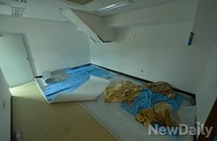 [세월호 침몰]진도체육관 한 쪽 잠자리