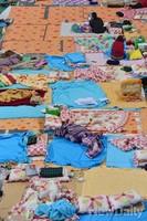 [세월호]진도체육관 빈자리 크게 늘어나