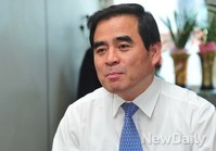 [포토]자신감 넘치는 방태원 동대문구청장 후보