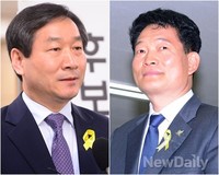 [포토]인천시장 유정복-송영길 후보