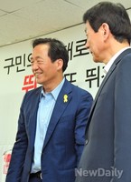 [포토]웃고있는 정몽준 후보