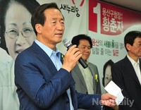 [포토]축사하는 정몽준 후보