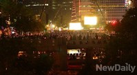 [포토]청계광장을 가득 메운 촛불집회참가자들