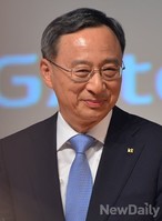 [포토]KT황창규 회장 취임후 첫 기자간담회 가져