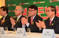 [포토]한자리에 모인 보수단일 교육감 후보