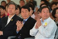 [포토]선대위발대식 참석한 유정복-안상수-김무성