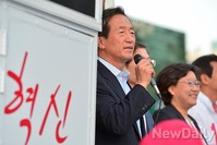 [포토]마포구 찾은 정몽준 후보