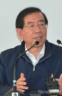 [포토]택시운송업계 만난 박원순 후보