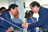 [포토]개인택시 이사회 참석한 박원순 후보