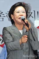 [포토]정몽준 서울시장 후보, 지원유세 나선 이혜훈