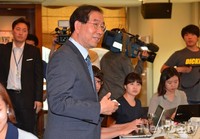 [포토]외신기자초청토론회 참석한 박원순 후보