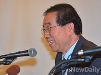 [포토]외신기자들과 만남 자리가진 박원순 후보