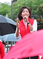 [포토]정몽준 후보 유세지원 나온 나경원 전 의원