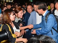 [포토]마지막유세 펼치는 박원순 후보