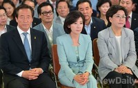 [포토]출구조사 발표후 굳은표정의 정몽준 캠프