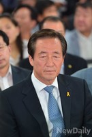 [포토]출구조사 발표 지켜보는 정몽준 후보