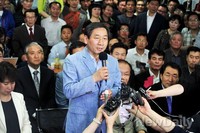 [포토]인천시정에 대한 포부 밝히는 유정복 당선자