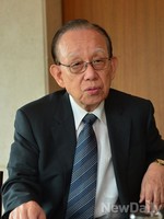 [포토]6.15공동선언문 기자회견에 참석한 정기승 전 대법관