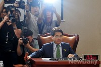 [포토]세월호 국조특위에서 의사봉 두드리는 심재철 위원장