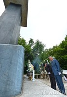 [포토]건국운동 순국열사 추모식 참석한 권영해-임덕기