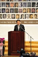 [포토]납북희생자 기억의 날, 기념사하는 '류길재 장관'