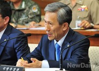 [포토]질의에 답변하는 김관진 국방부장관