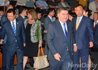 [포토]KT협약식에 참석한 토마스바흐 IOC위원장