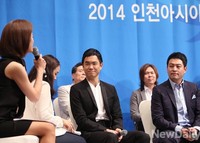 [포토]인천아시안게임 기자회견에 참석한 용재오닐