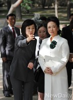 [포토]창덕궁 방문한 펑리위안 여사