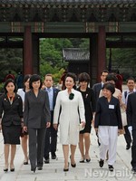 [포토]펑리위안 여사 창덕궁 방문